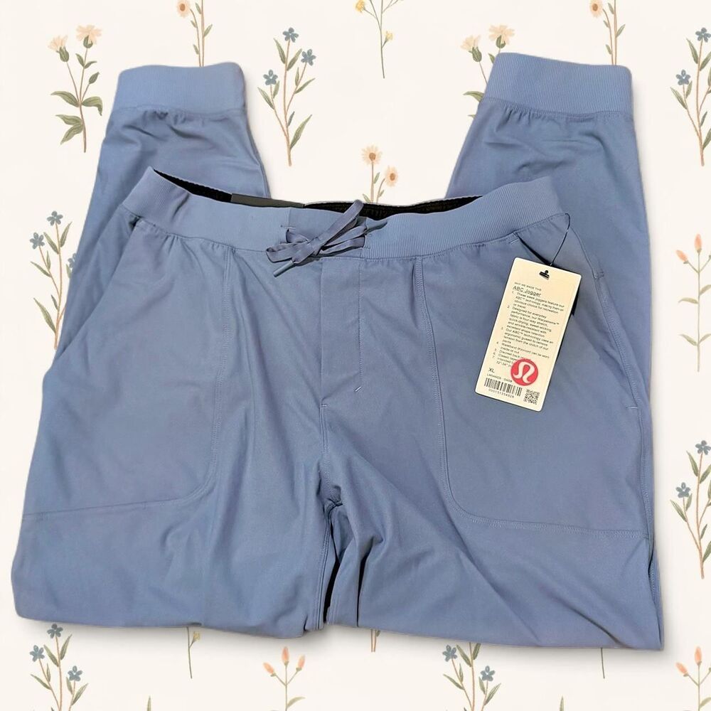 NWT Lululemon Men's ABC Jogger Warpstreme Oasis Blue Tapered Fit Size XL